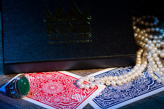 King Medieval red and blue twin deck pack